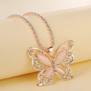 Butterfly necklace new